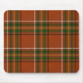 Braun Erdige Karo Tartan  Mousepad (Vorne)
