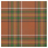 Braun-erdige Karo-Tartan  Stoff (Nahaufnahme)