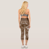 braun erschüttert capri leggings (Rückseite)