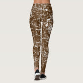 braun erschüttert leggings (Rückseite)