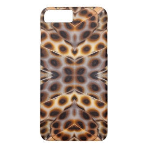 Braun Fasan Feder Kaleidoskop iPhone 8 Plus/7 Plus Hülle