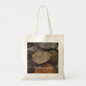 Braun fiel nach Regen Blätter Tragetasche (Vorne)