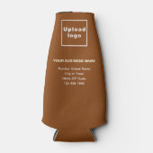 Braun-Flasche für die Handelsmarke Cooler Flaschenkühler (Vorderseite)