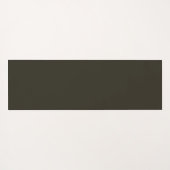 Braun Fleur Antique Muster Yogamatte (Rückseite (Horizontal))