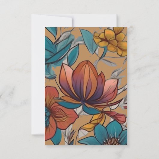 Braun-Foral Einladung (Rückseite)