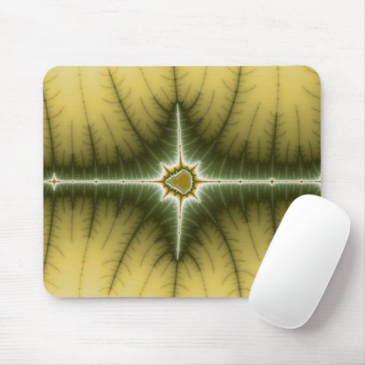 Braun - Fraktal Mousepad (Mit Mouse)