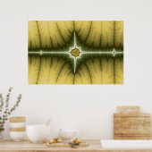 Braun - Fraktal Poster (Küche)