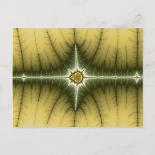 Braun - Fraktal Postkarte (Vorderseite)