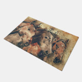 Braun Fußmatte (Schrägansicht)