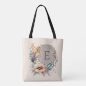 Braun geben Sie den ersten Blumenbeutel Tasche (Rückseite)