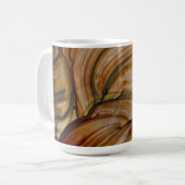 Braun gefärbter Deschutes-Jasper Kaffeetasse (Vorderseite Links)