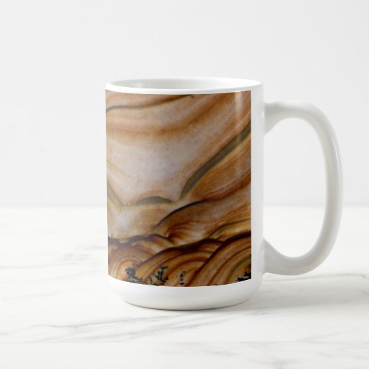 Braun gefärbter Deschutes-Jasper Kaffeetasse (Rechts)