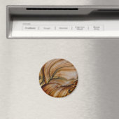Braun gefärbter Deschutes-Jasper Magnet (In Situ (Geschirrspüler))