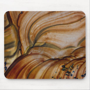 Braun gefärbter Deschutes-Jasper Mousepad