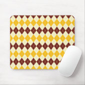 Braun - Gelber Schottischer Tartan-Muster Mousepad (Mit Mouse)