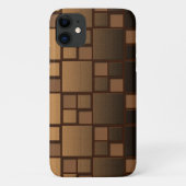 Braun gemustert Case-Mate iPhone hülle (Rückseite)