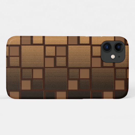 Braun gemustert Case-Mate iPhone hülle (Rückseite (Horizontal))