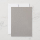 Braun geprägte Rose Save-the-Date-Karte Save The Date (Rückseite)