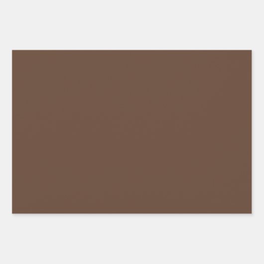 braun geschenkpapier set (Vorderseite)