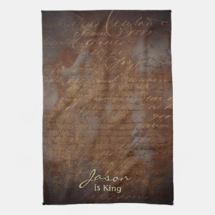 Braun-Gewürzkornbraun Geschirrtuch