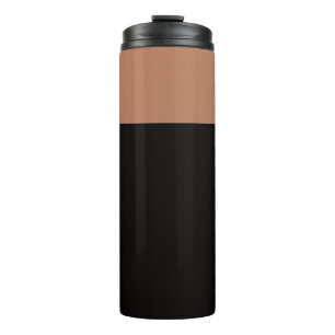 Braun-Glossy-Thermaltumbler - Tasse heiß und kalt