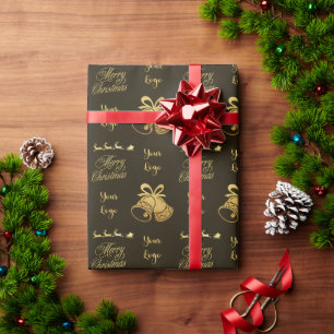 Braun Gold-Chic Weihnachtsbaum Einzelhandel indivi Geschenkpapier