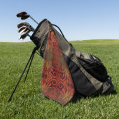 braun golfhandtuch (Gras)