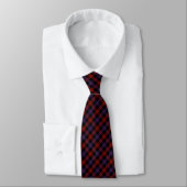 Braun Grady Tartan Karomuster Krawatte (Gebunden)