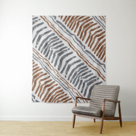 Braun Grau Moderne Boho Wandbehang Wandteppich