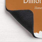 Braun-grauer texturierter Druck Mousepad (Ecke)