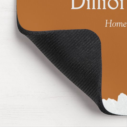 Braun-grauer texturierter Druck Mousepad (Ecke)