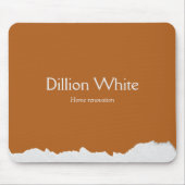 Braun-grauer texturierter Druck Mousepad (Vorne)