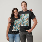 Braun, Grün und Blau T-Shirt (Unisex)