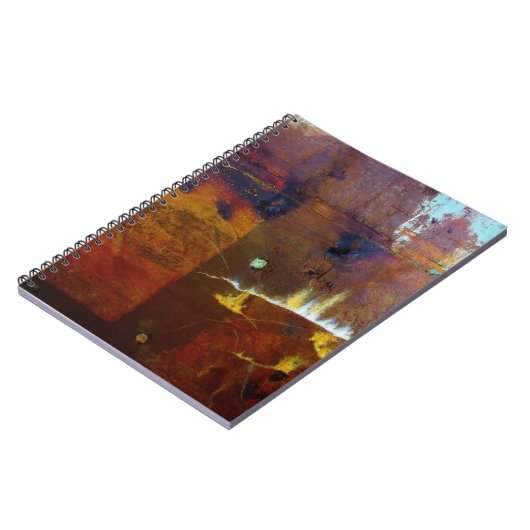 Braun-Grunge-Stil Notizblock (Linke Seite)