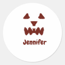 Braun Halloween beängstigender Gesichtsfall hinzuf