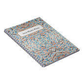 Braun hat das Personalisierte Blues-Notenbuch Notizblock (Rechte Seite)