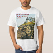 Braun-Hauptleuchtturm, Maine-T - Shirt (Vorderseite)