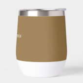 Braun Herbst Name Modern Elegant Monogram Boho (Links)