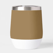 Braun Herbst Name Modern Elegant Monogram Boho (Rückseite)