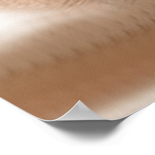 Braun-Hochzeit Poster (Ecke)