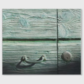 Braun-Holzschublade Geschenkpapier (Flach)