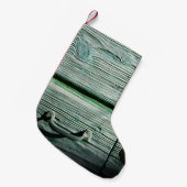 Braun-Holzschublade Kleiner Weihnachtsstrumpf (Vorderansicht (hängend))