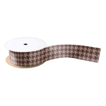 Braun Houndstooth Vornehm Klassisches Muster