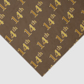 Braun, Imitate Gold 14. (Vierzehnte) Veranstaltung Seidenpapier (Ausschnitt)