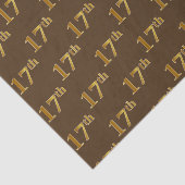 Braun, Imitate Gold 17. (siebzehnte) Veranstaltung Seidenpapier (Ausschnitt)