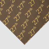 Braun, Imitate Gold 27. (siebenundzwanzigste) Vera Seidenpapier (Ausschnitt)