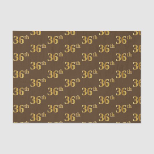 Braun, Imitate Gold 36. (36.) Veranstaltung Seidenpapier (Vorderseite)