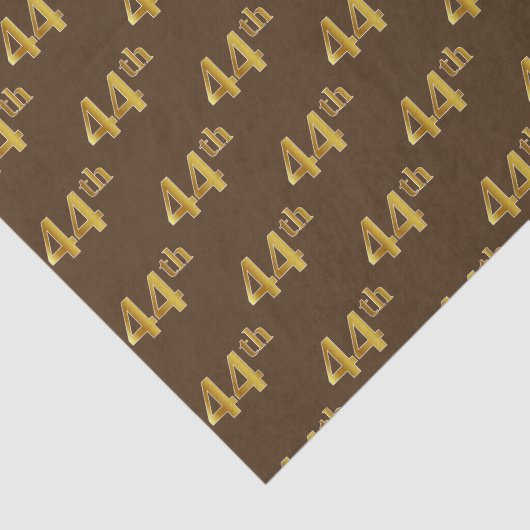 Braun, Imitate Gold 44. (44.) Veranstaltung Seidenpapier (Ausschnitt)