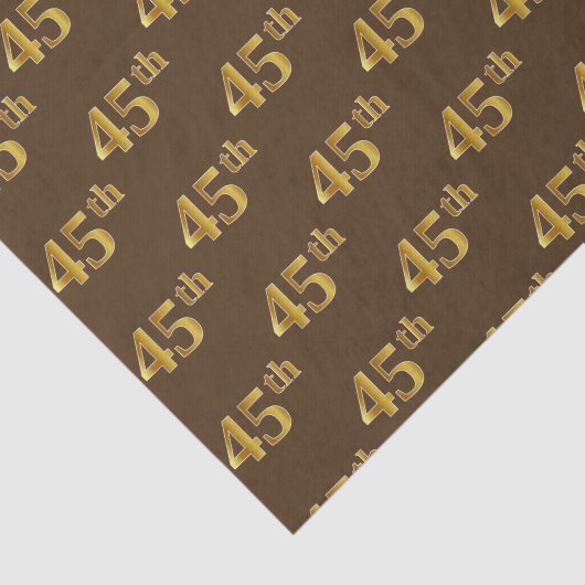 Braun, Imitate Gold 45. (fünfundvierzigste) Verans Seidenpapier (Ausschnitt)