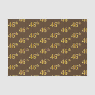 Braun, Imitate Gold 46. (Sechsundvierzigste) Veran Seidenpapier